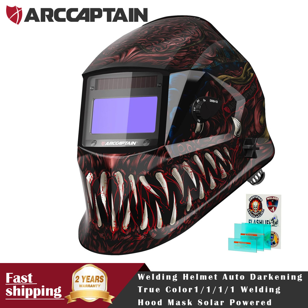 2026 ARCCAPTAIN Auto Darkening Welding Helmet True Color for Arc Tig Mig