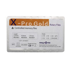 Dental Endodontic X-Pro Gold Taper Rotary Files Endo Root Canal File Easyinsmile
