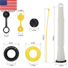 5 SETS Gas Can Spout For Blitz, Midwest ,Scepter, Briggs&Stratton Replacement