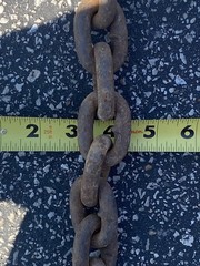Vintage Farm Heavy Duty Iron Tow Chain w/ 2 Hooks 14 Feet – 22 Pounds
