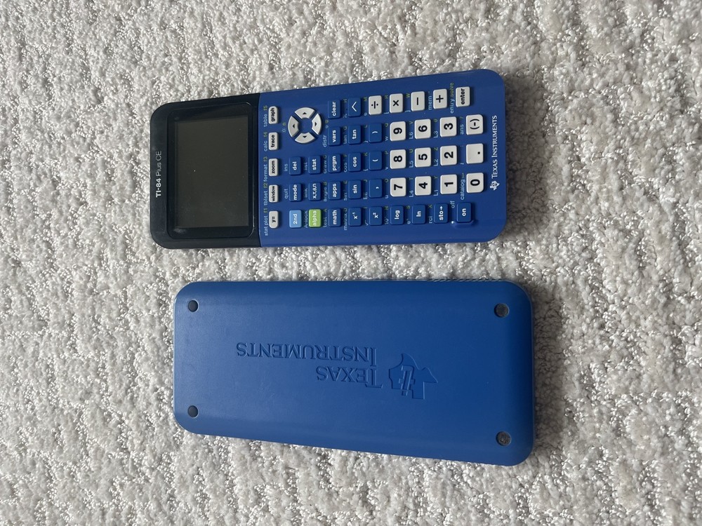 Texas Instruments TI-84 Plus CE Graphing Calculator – Blue