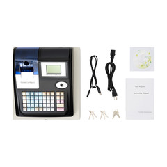 48 Keys Square POS Terminal Cash Register Complete W/ Printer And Cash Drawer US