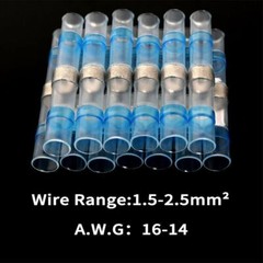 50-1000 Solder Seal Sleeve Heat Shrink Butt Wire Connectors Terminals Waterproof