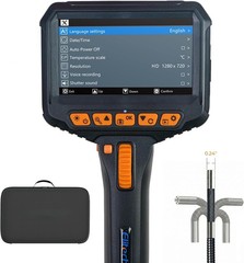Elitech ELS-240 Two-Way 210° Inspection Borescope 6.2mm Endoscope Camera 3.3ft
