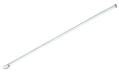 Eisco 10 Pack of 7.9″ Glass Stirring Rods with Spade & Button Ends, 6mm Diameter