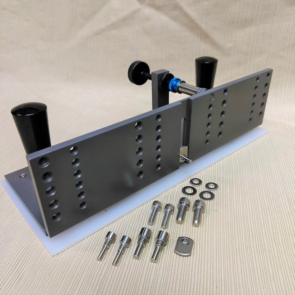 Knife Jig 10″ x 2.5″ with Handles, D-D Work Rest Made in USA