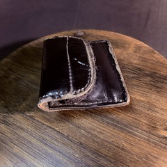 Don Hume Glove Pouch High Gloss Black High Gloss Leather Surgical Glove Case