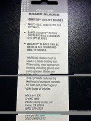 1 pack at 5 blades Pacific Handy Cutter .025 Heavy Duty blades CSD-24
