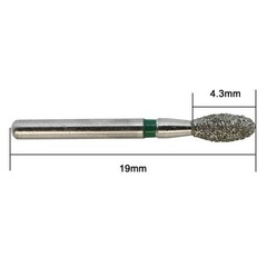 Dental Diamond Burs FG 379/023C 379/023XF Egg Football for High Speed Handpiece