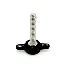 10-24 Thumb Screw T Bolts Black Butterfly Plastic Clamping Knob 4-24 Pack #10 SS