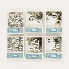 100 Pcs Dental Sectional Contoured Metal Matrices Refill Matrix Band 35um TOR VM