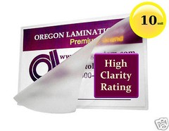 10 Mil Mini-Menu Hot Laminating Pouches 11-1/4 x 17-1/4 [50/pk] for 11×17 sheets