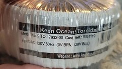 Keen Ocean TT0-17932-00 Toroidal Transformer AC 120V 60Hz