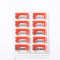 10pc Dental Interproximal reduction strips orthodontic IPR strips 0.1MM serrated