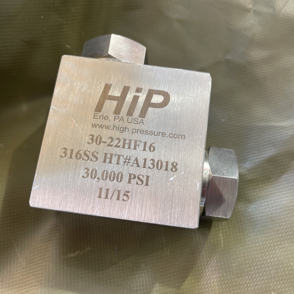 HiP 30-22HF16 Elbow High Pressure Fitting 30,000 PSI