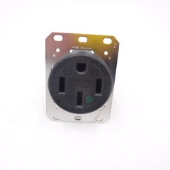 Hubbell HBL9450A Straight Blade Receptacle 3-Pole 4-Wire Grounding 50A 125/250V