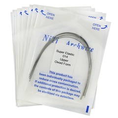 100Pcs Dental Orthodontic Niti Arch Wire Round Super Elastic 012-020 Upper Lower