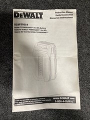 DEWALT Powershift 554V 10Ah Lithium Ion Power Tool Battery Pack DCBPS0554