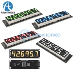 0.56″ 7-Segment 6-Digit LED Digital Display TM1637 Tube Module Yellow/Green/Blue