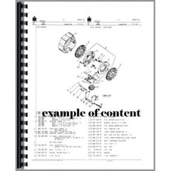 Parts Manual International Harvester C Harvester E Grain Binder