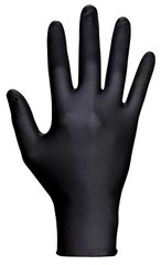 SAS Raven Black Nitrile Gloves Powder Free New 7mil Version (100 Gloves Per Box)