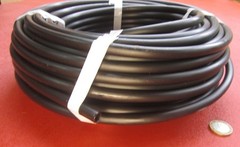 HDPE Tubing .375″ (3/8) OD x .250″ ID (1/4″) x 100 Ft Coil Black
