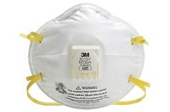 3M 8210V N95 Particulate Respirator Protection Masks Breathing Exhalation Valve