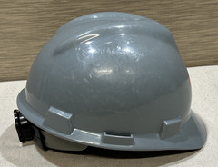 Entergy Nuclear Gray V-Gard MSA Hard Hat – Medium