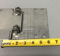 Lot of 6 B-Line 9SS6-8036 Horizontal Adjustable Splice Plate, Stainless, 6″ (R90