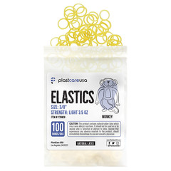 100 Light 3.5 Oz 3/8″ Monkey Orthodontic Latex Elastic Rubber Bands Braces