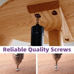 200Pcs Truss Head Phillips Self Tapping Screws Assortment Wood Metal PVC Durable