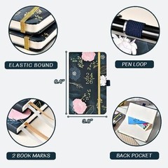 2024-2026 Monthly Pocket Planner – 3 Year Monthly Calendar with Leather Cover
