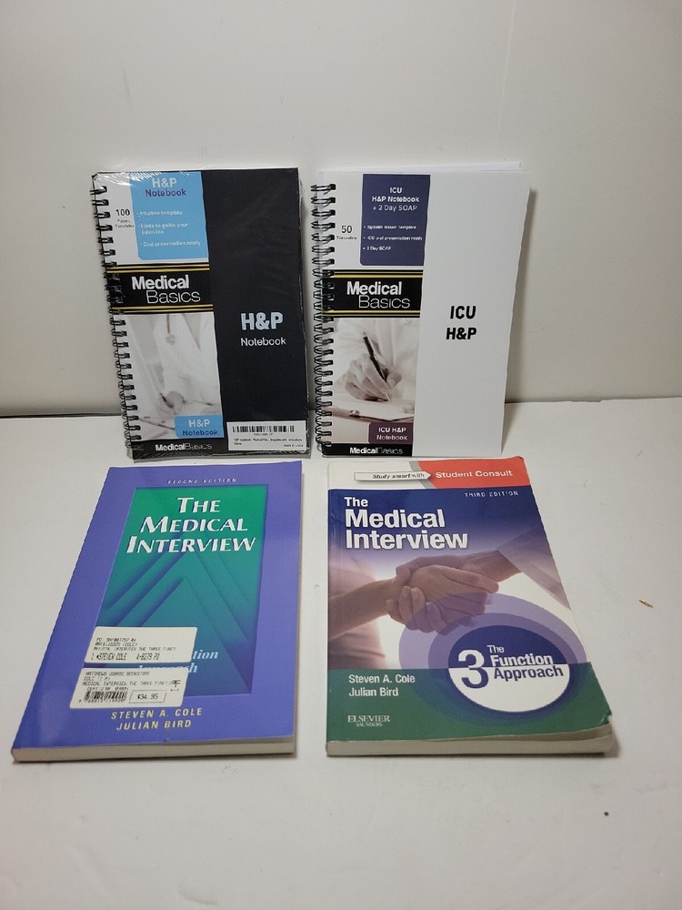 H&P Notebook – Medical History and Physical Notebook 100 Medical templates