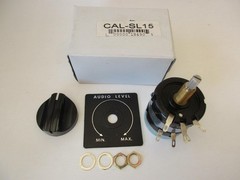 8 Ohm 15 Watt STEREO L-PAD Control Caltronics SL15 Audio Speaker Volume Knob NOS