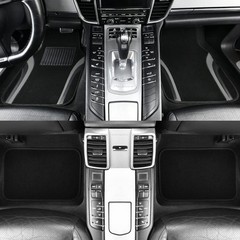 CAR PASS Leather Waterproof Car Floor Mats Set of 4 – Universal Fit