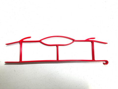 5PK Rope Winder Cord Reel Organizer H Shaped Red or Black