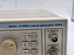 Marconi Instruments 2024 RF Signal Generator 9kHz-2.4GHz Opt 04