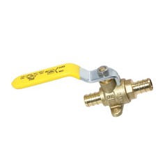 1 Pc. 1/2″ Pex Ball Valve with Drop Ear, Lead Free Brass, Full Port, 24-3-3=1
