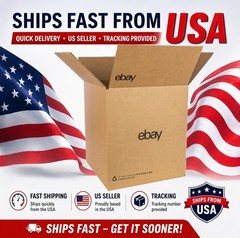 eBay-Branded Boxes With Black Color Logo 12″ x 12″ x 12″ FREE SHIPPING USA