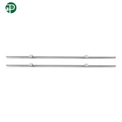 For DIY 2Pcs SBR12-1500mm Linear Shaft Rail,4× SBR12UU Square Type Bearings