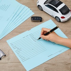 120 Pcs 9×12 Vehicle Dealer Jackets for Car Sales – 32lb Colored Paper