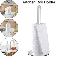 Silver Paper Towel Holder Brushed Nickel Standing Paper Towel Holder Countert…
