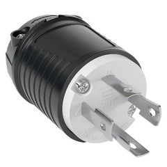 4-Prong 30 AMP Replacement Locking Male Power Cord End NEMA L14-30P 7500 Watt