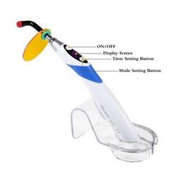 Dental Wireless Cordless LED Cure Curing Light Lamp 1800mw 5SEC Resin Cure Tool