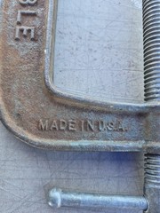 Craftsman Heavy-Duty Standard C-Clamp 66678 Standard Depth Industrial Malleable