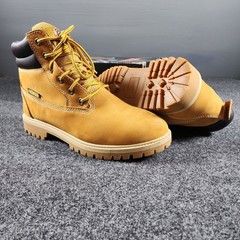 Brahma Hubert Work Boots Mens 11 Wheat Waterproof Leather Oil ResistantSoft Toe