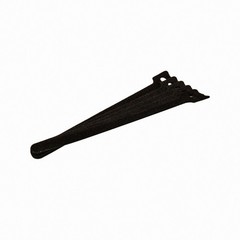 8 Inch Hook and Loop Reusable Strap Cable Cord Wire Ties 50 Pack Black