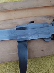 Vintage STALEX 26″ Heavy-Duty Vernier Caliper In Wooden Tray Made In Sweden