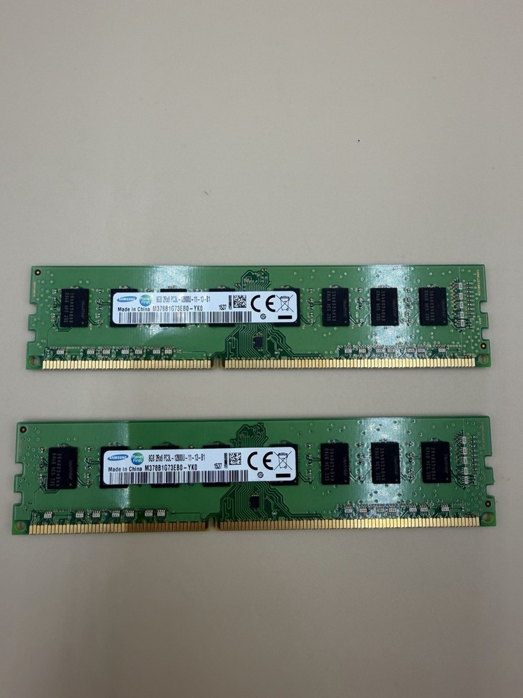 Samsung 16GB (2x8GB) DDR3L PC3L-12800U 1600MHz Desktop RAM M378B1G73EB0-YK0