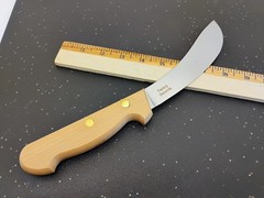 Dexter USA Skinning Knife Wood Handle 6inch Curved Hi Carbon Steel FactorySecond